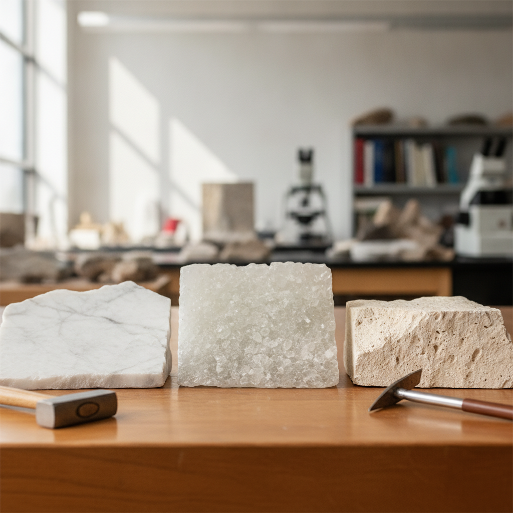 Marble vs Quartzite vs Limestone: How to Tell Them Apart