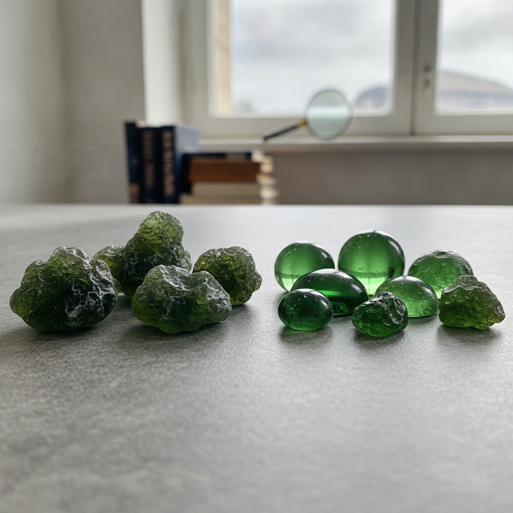 Moldavite vs Fake Green Glass: Authentication Guide