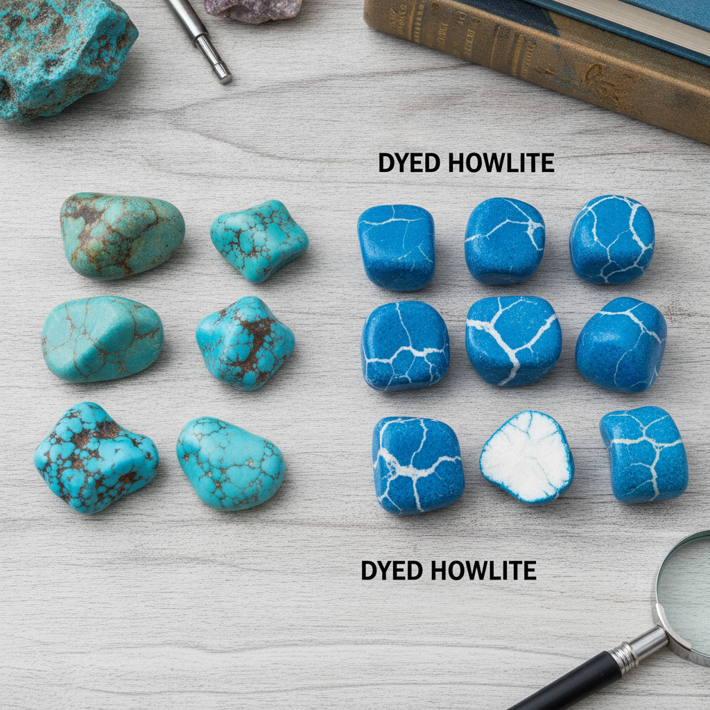 Turquoise vs Dyed Howlite: How to Spot Fake Turquoise