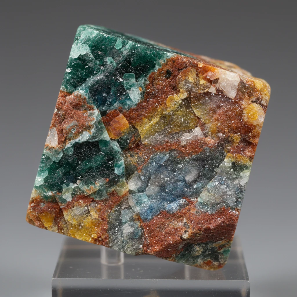 Polished green aventurine quartz stones with waxy luster and fine internal glitter