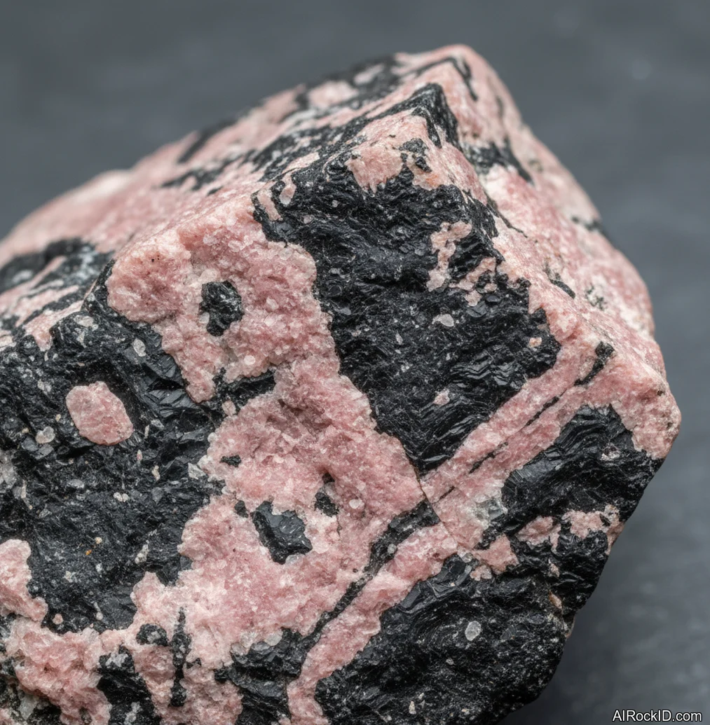 Black Jade And Pink Thulite