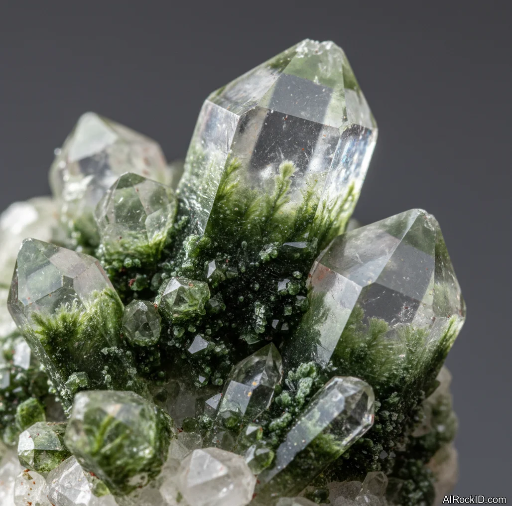 Chlorite On Quartz