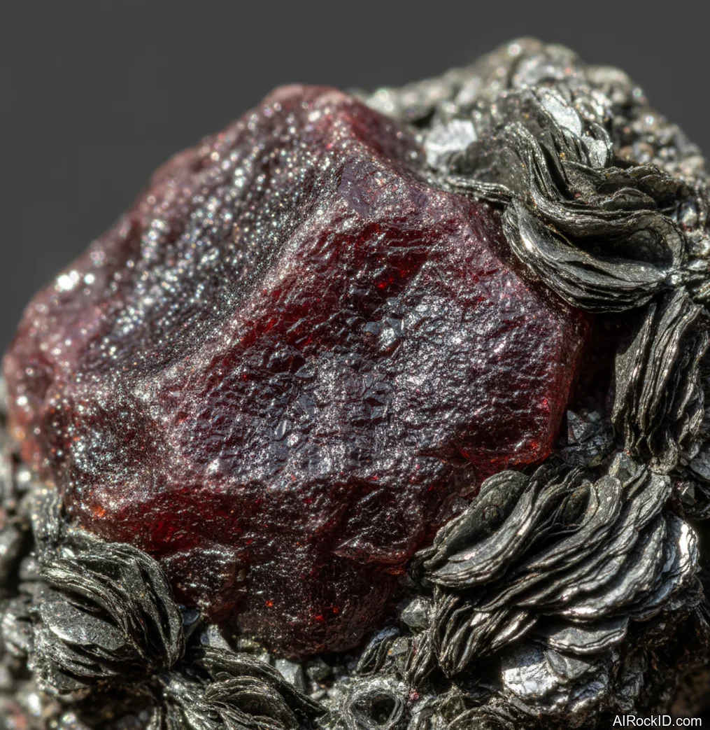 Garnet In Biotite
