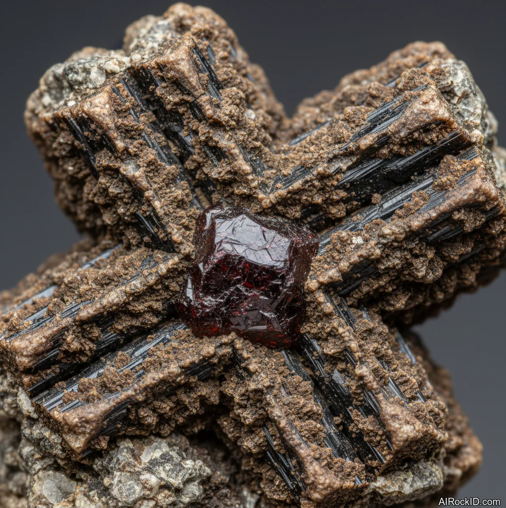 Garnet In Staurolite