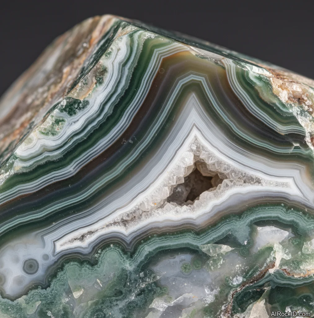 Green Banded Agate