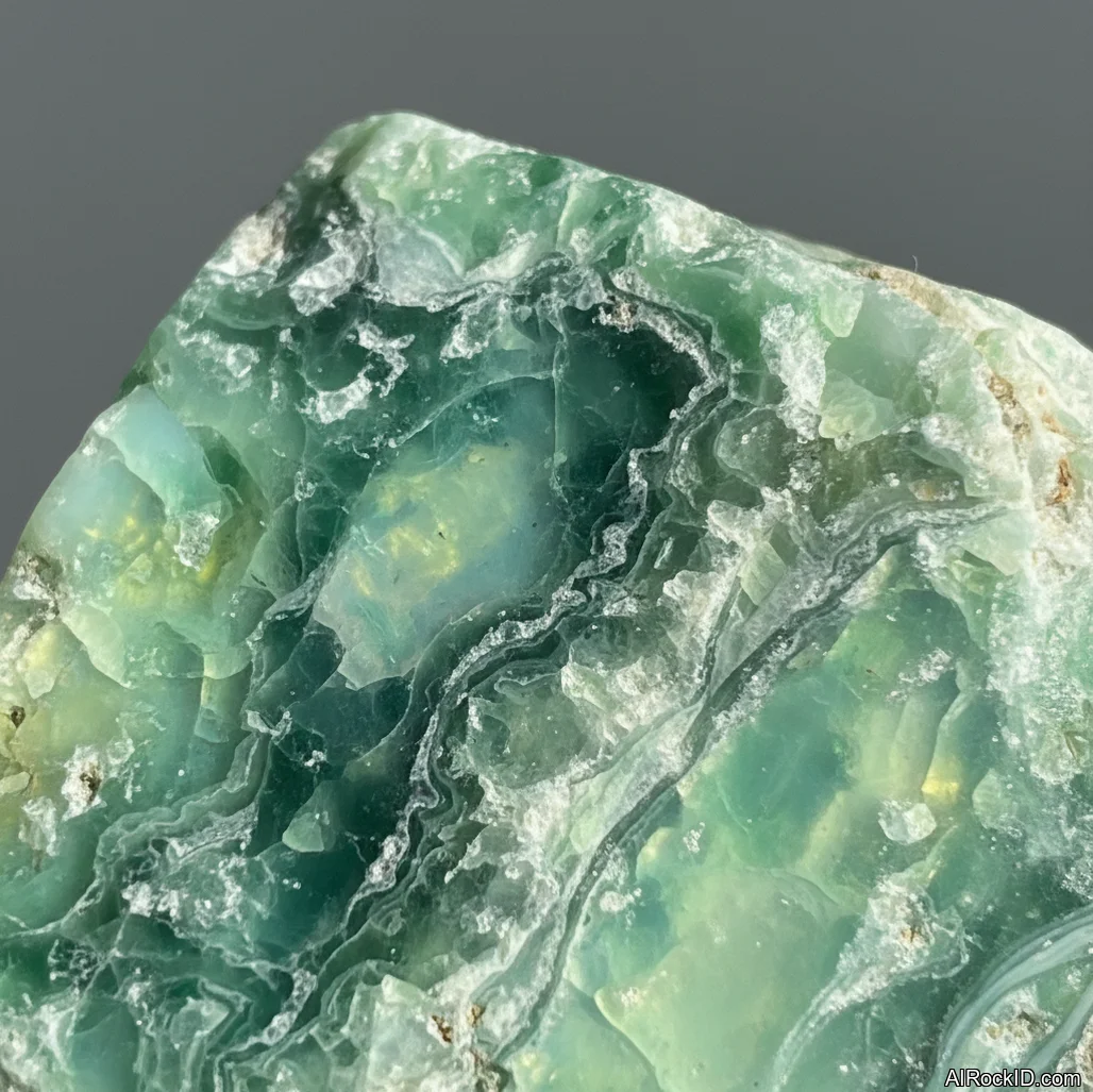 Green Opalized Wood