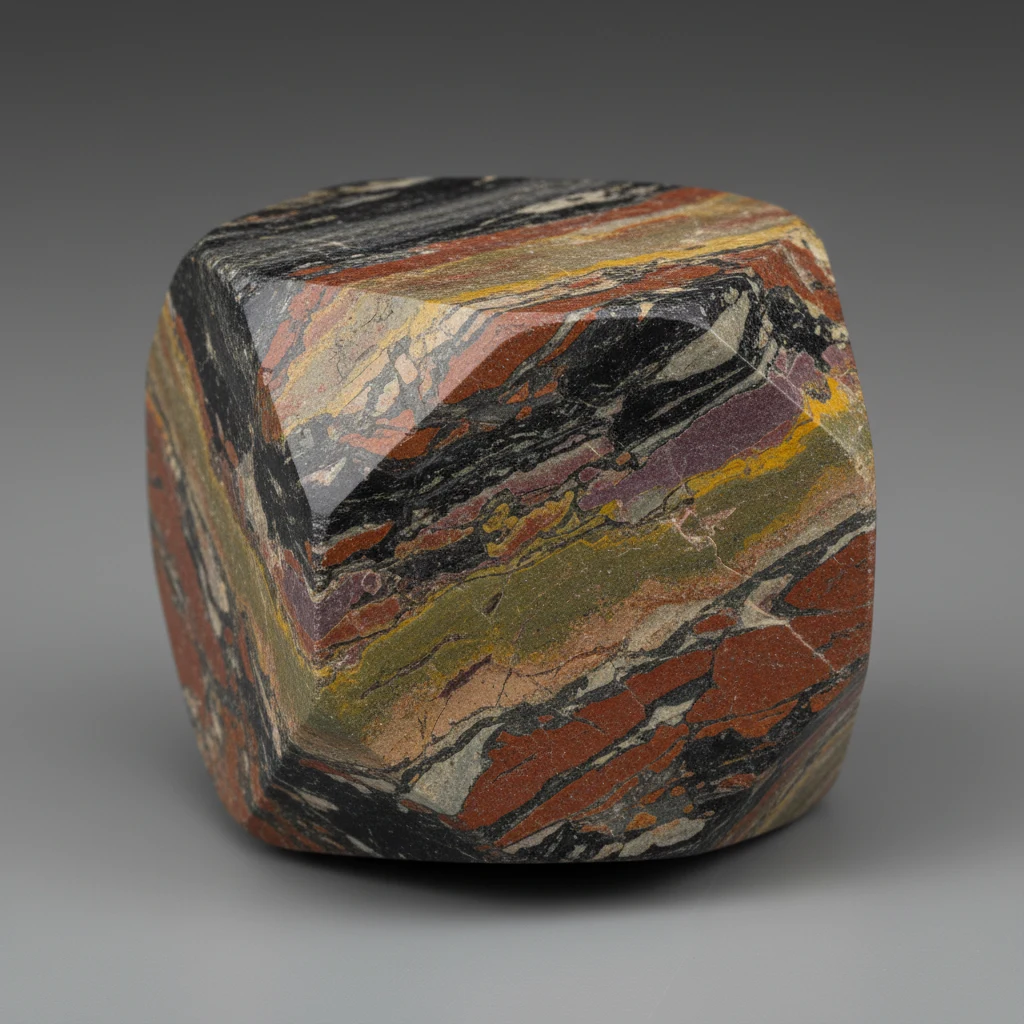 Gray-black shale specimen showing thin fissile layers and dull earthy surfaces